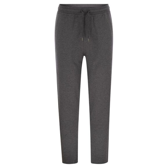 Brunello Cucinelli Men Techno Cotton Fleece Trousers